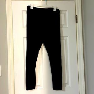 Black plus size leggings - worn once! 1X
